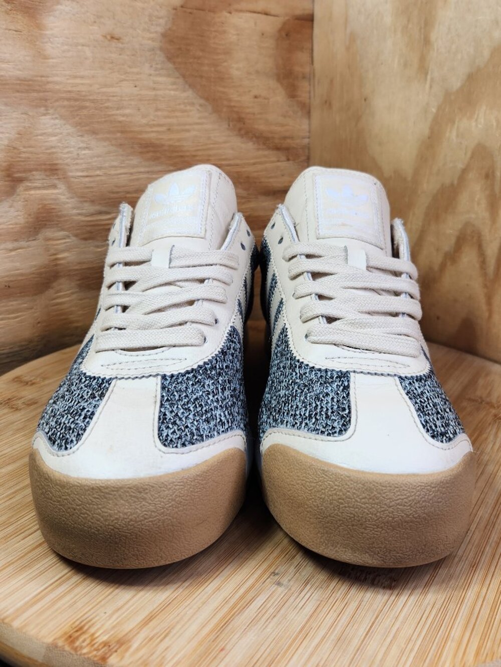 Adidas Samoa Tex Linen Womens Tweed Sneakers Size 9 - Picture 2 of 10